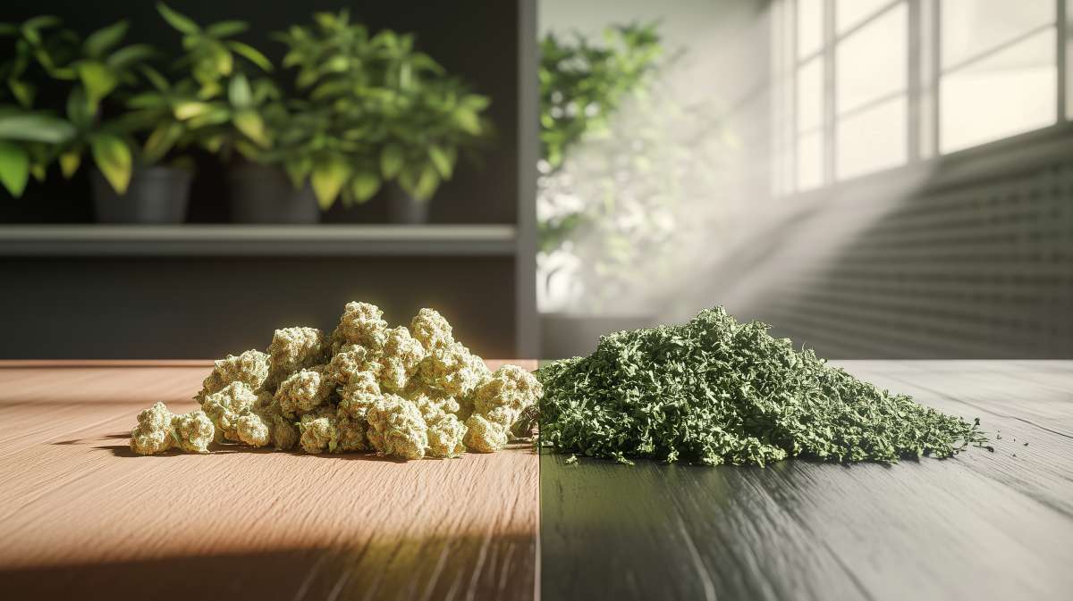 Fleurs CBD vs trim CBD