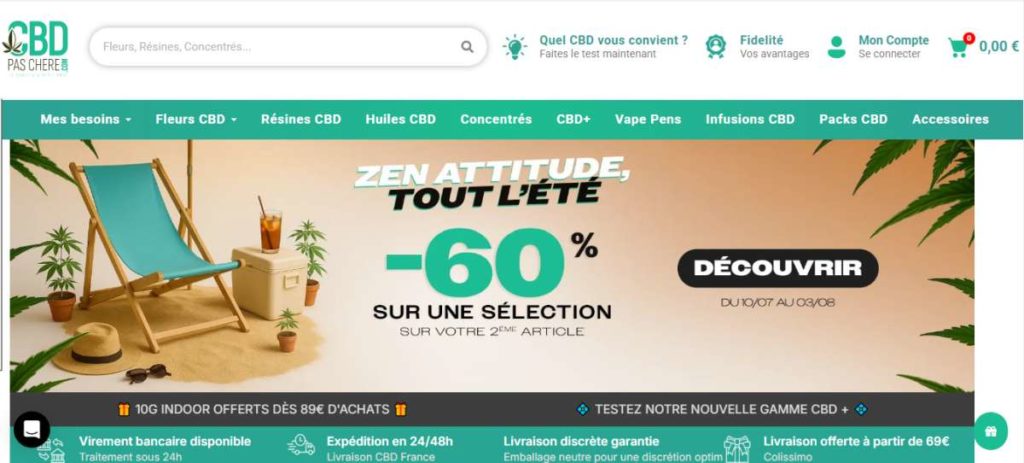 Accueil CBD Pas Chère
